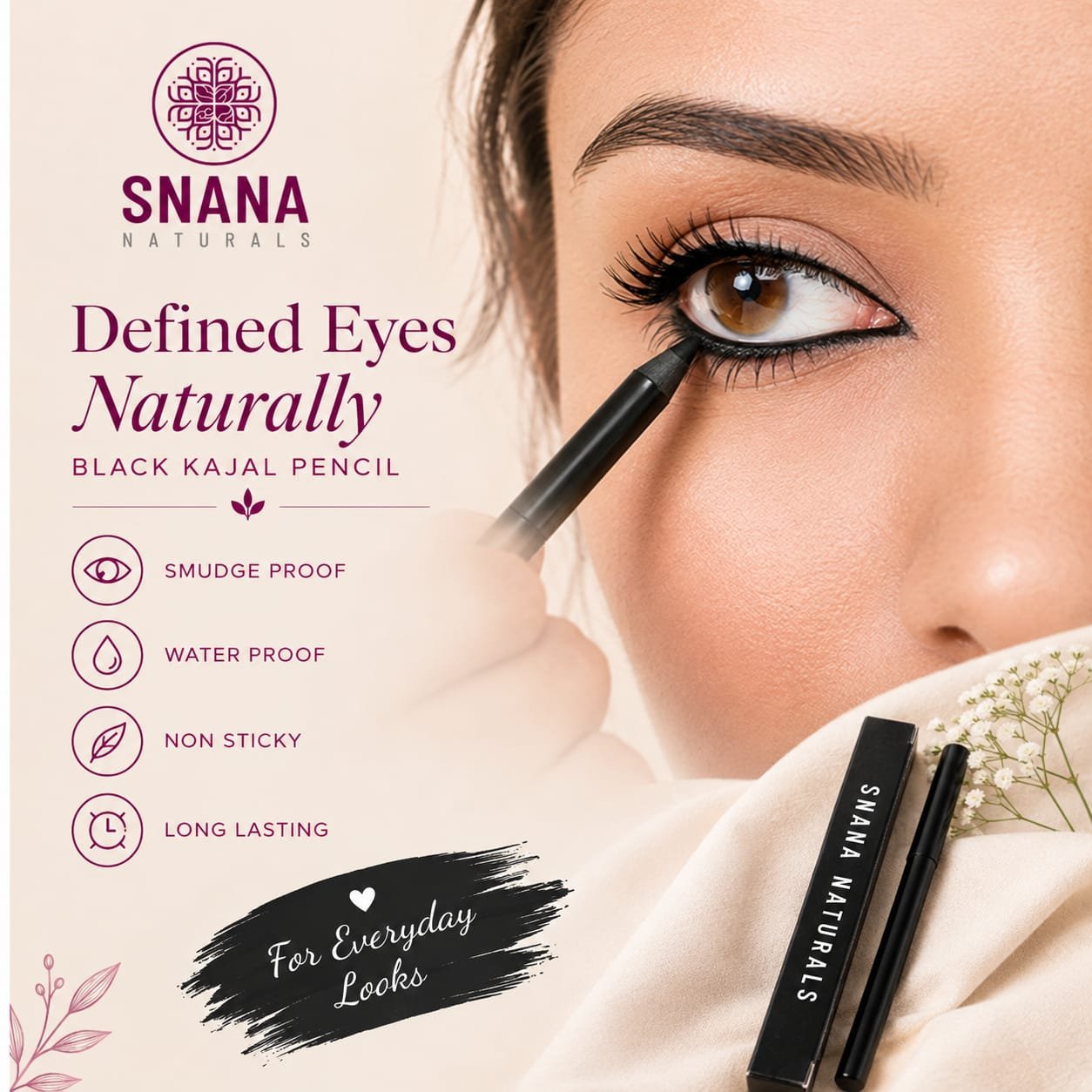 BLACK KAJAL PENCIL - Image 3